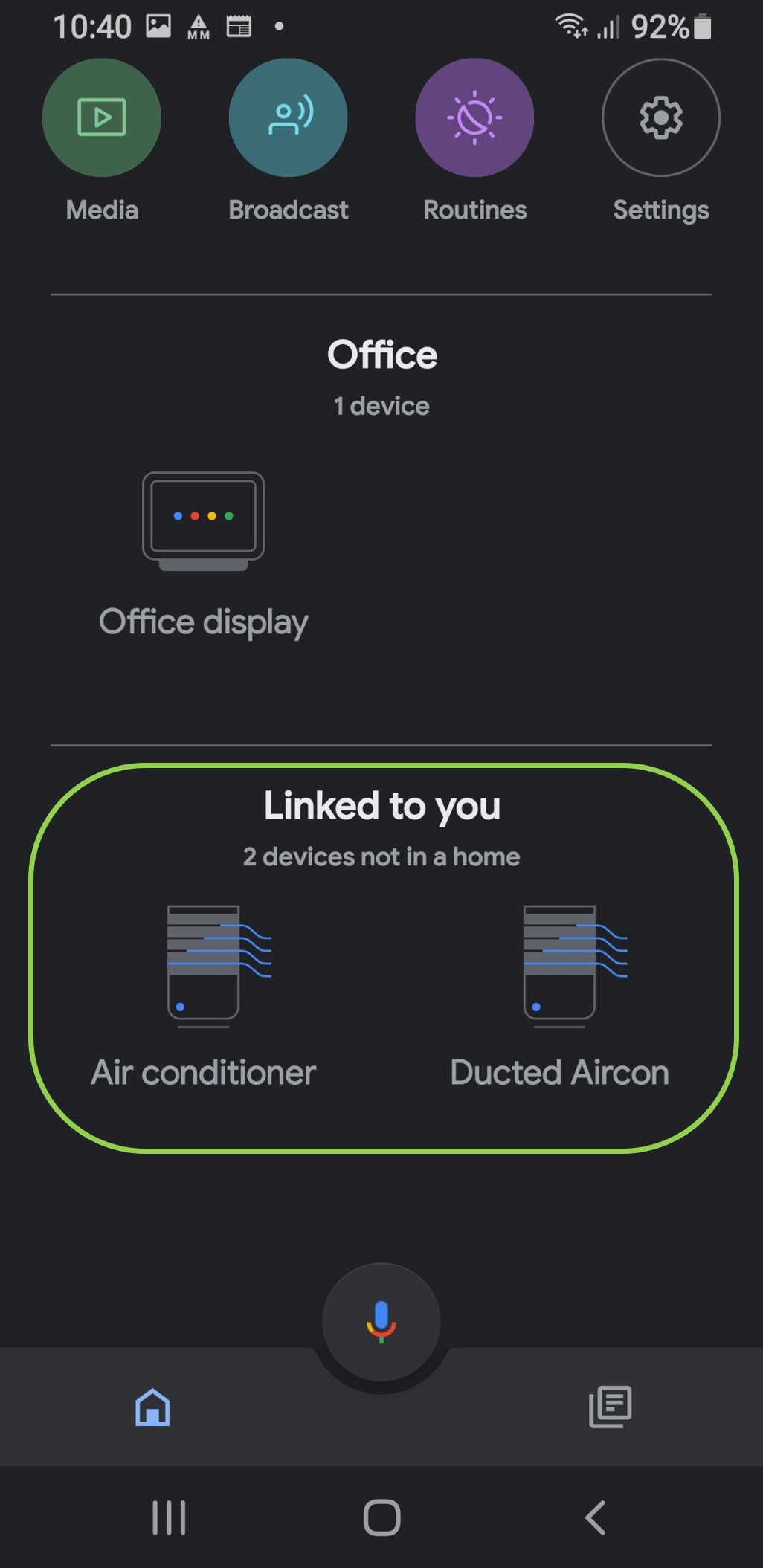 Daikin airbase cheap google home