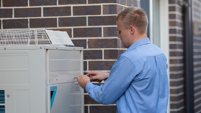 Installing an air conditioning system